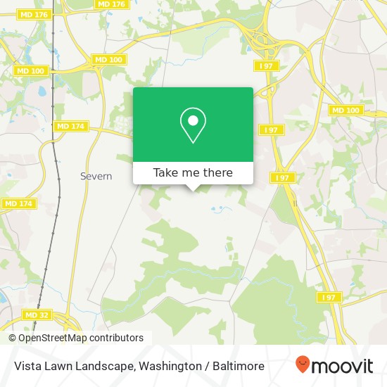 Vista Lawn Landscape map