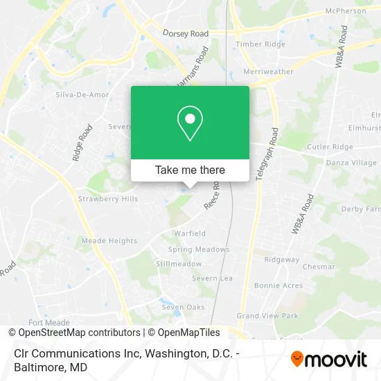 Clr Communications Inc map