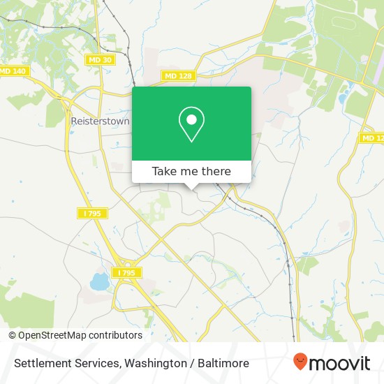 Settlement Services map