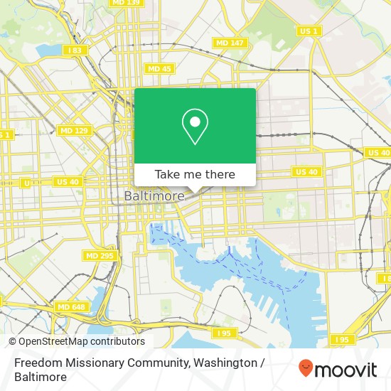 Mapa de Freedom Missionary Community