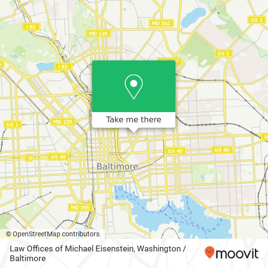 Law Offices of Michael Eisenstein map