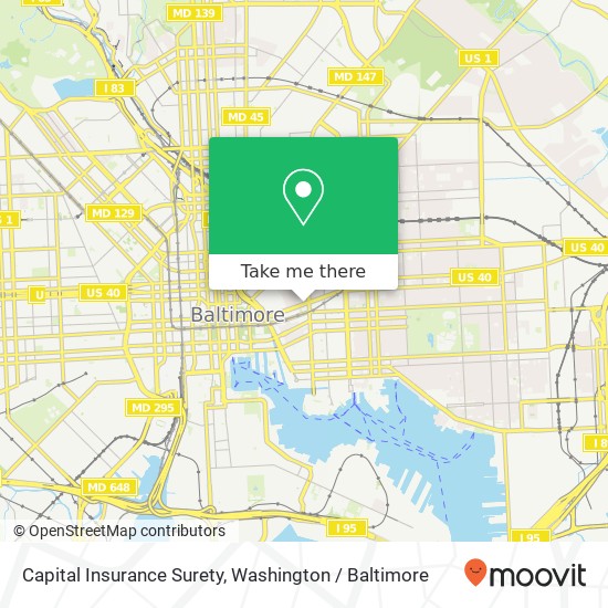 Capital Insurance Surety map