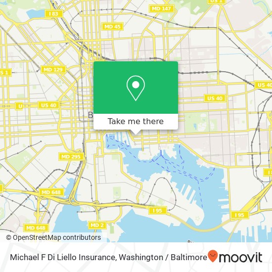 Michael F Di Liello Insurance map