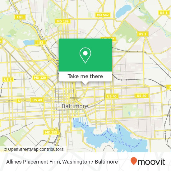 Allines Placement Firm map