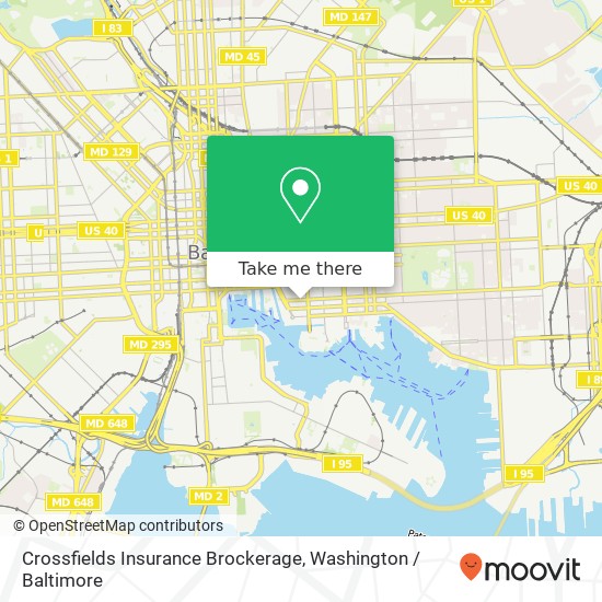 Crossfields Insurance Brockerage map