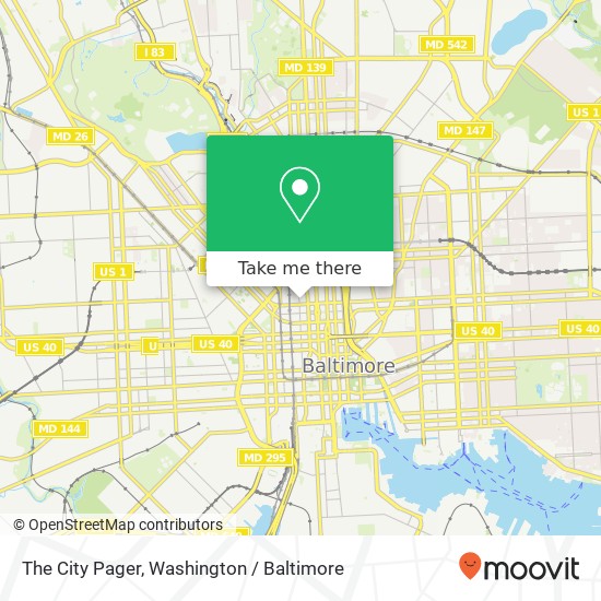 The City Pager map