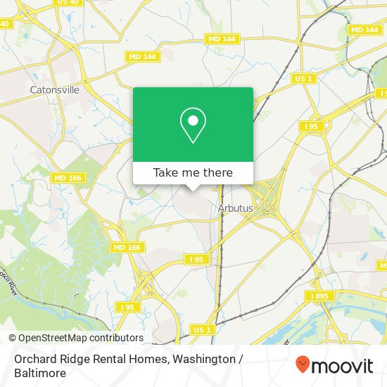 Mapa de Orchard Ridge Rental Homes