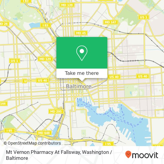 Mt Vernon Pharmacy At Fallsway map