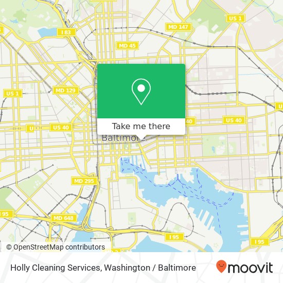 Mapa de Holly Cleaning Services