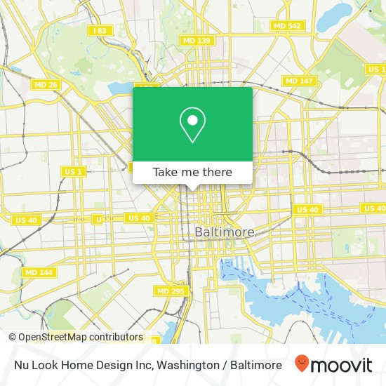 Nu Look Home Design Inc map