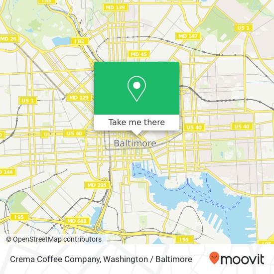 Mapa de Crema Coffee Company