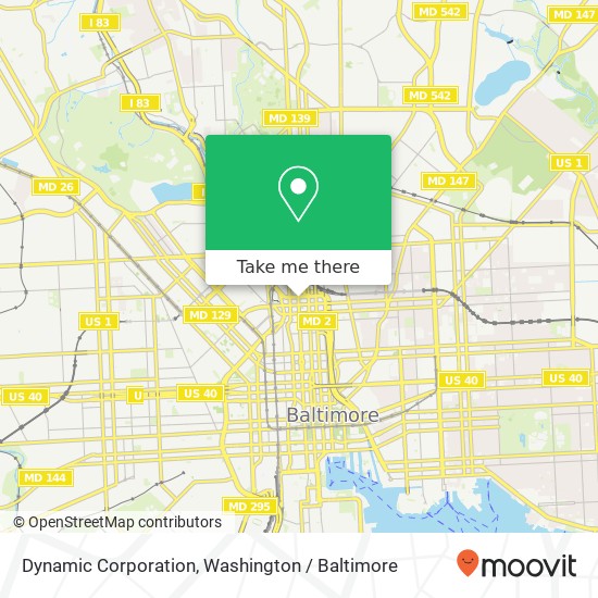 Dynamic Corporation map