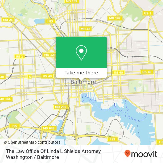 Mapa de The Law Office Of Linda L Shields Attorney