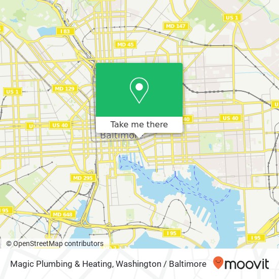 Mapa de Magic Plumbing & Heating