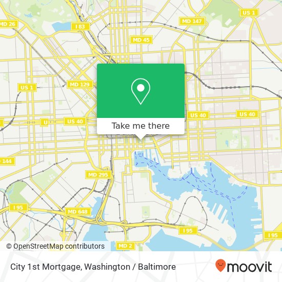 City 1st Mortgage map