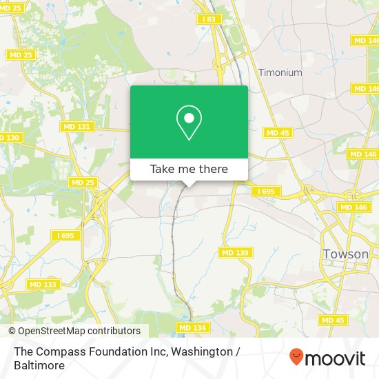 Mapa de The Compass Foundation Inc