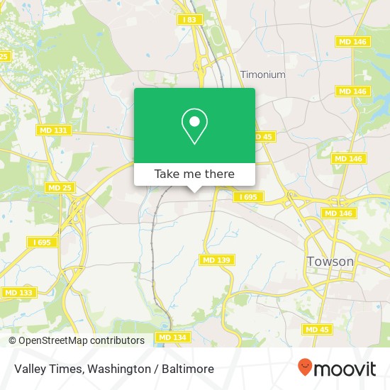 Valley Times map
