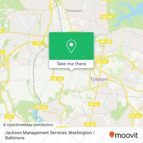 Jackson Management Services map