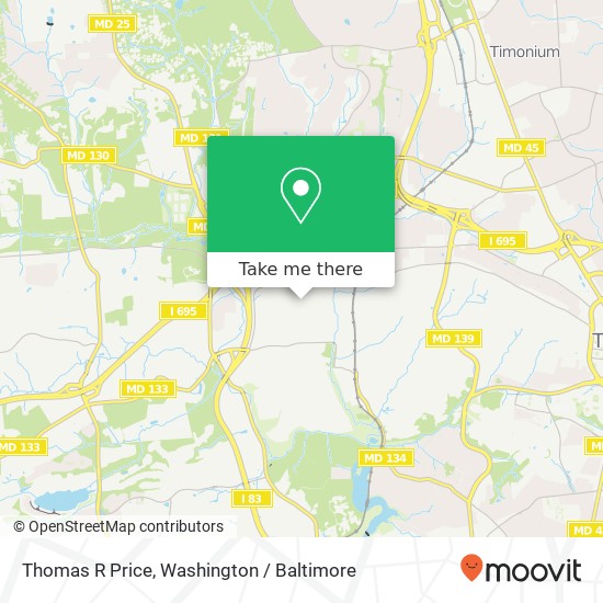 Mapa de Thomas R Price