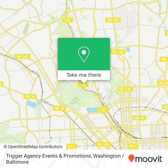 Mapa de Trigger Agency Events & Promotions