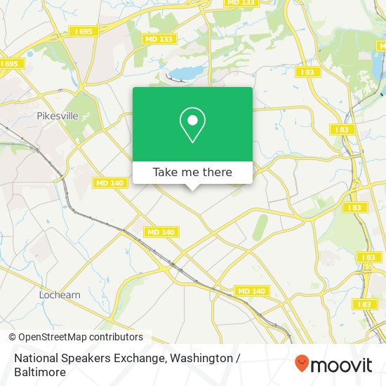 National Speakers Exchange map