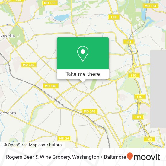 Rogers Beer & Wine Grocery map