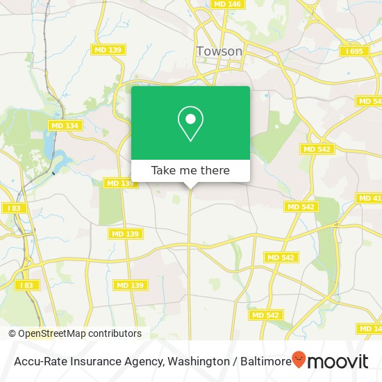 Mapa de Accu-Rate Insurance Agency