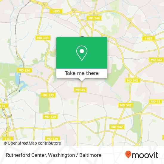 Rutherford Center map