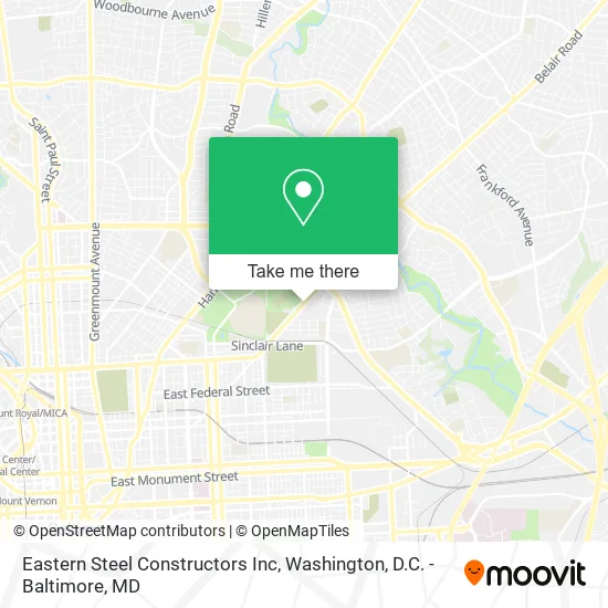 Mapa de Eastern Steel Constructors Inc