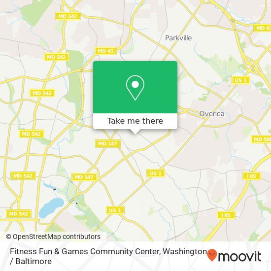 Fitness Fun & Games Community Center map