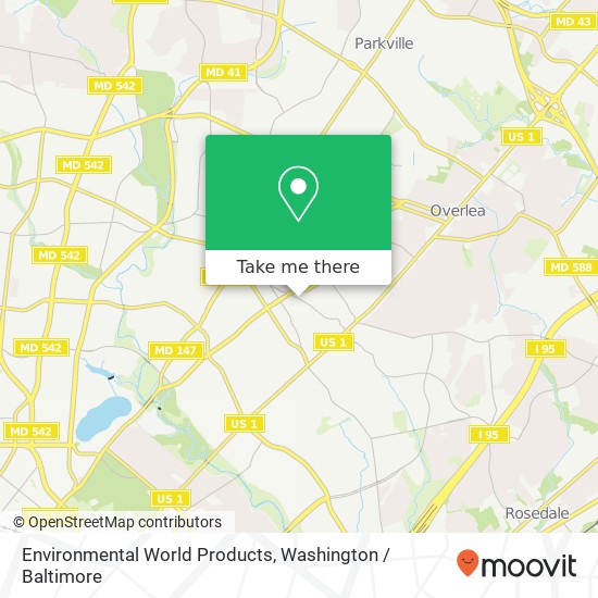 Mapa de Environmental World Products