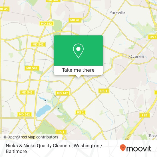 Nicks & Nicks Quality Cleaners map