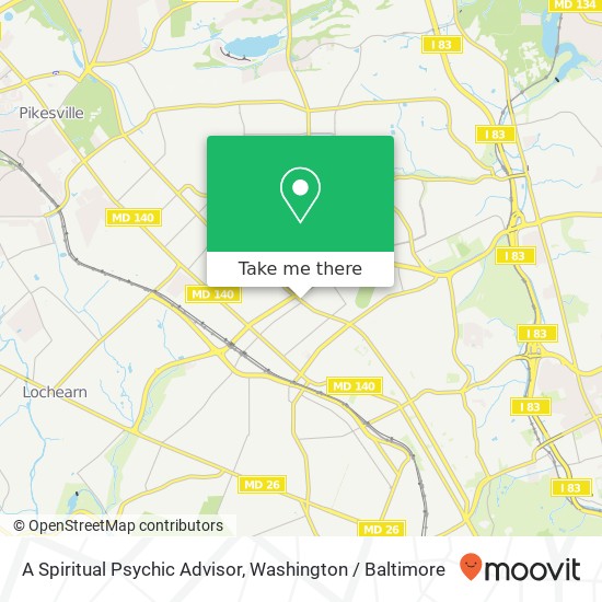 A Spiritual Psychic Advisor map