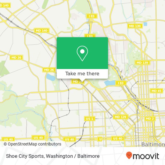 Mapa de Shoe City Sports