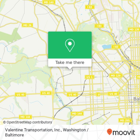 Valentine Transportation, Inc. map
