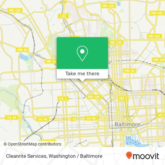 Mapa de Cleanrite Services