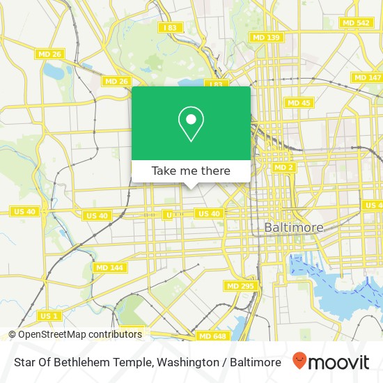 Mapa de Star Of Bethlehem Temple