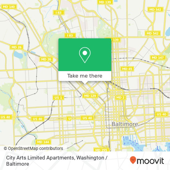 City Arts Limited Apartments map