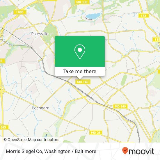 Mapa de Morris Siegel Co