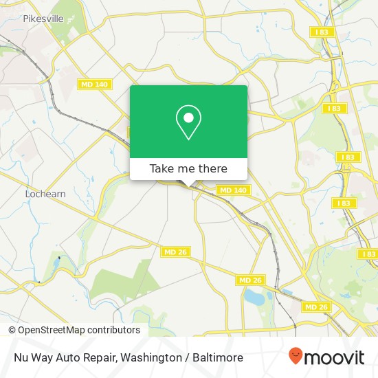 Mapa de Nu Way Auto Repair