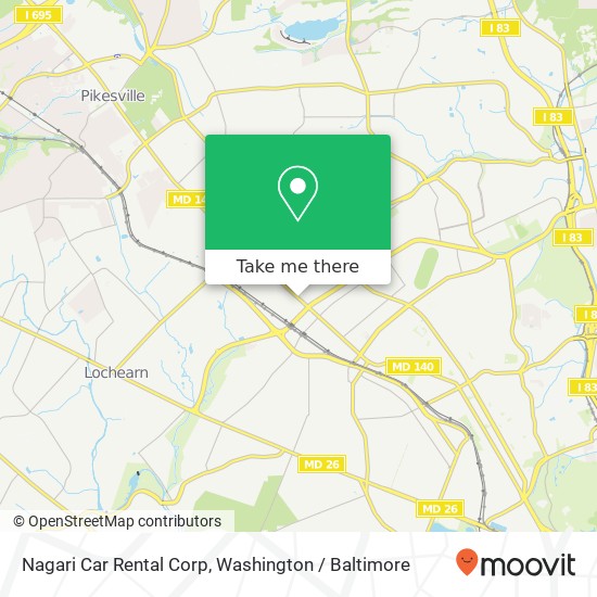 Nagari Car Rental Corp map