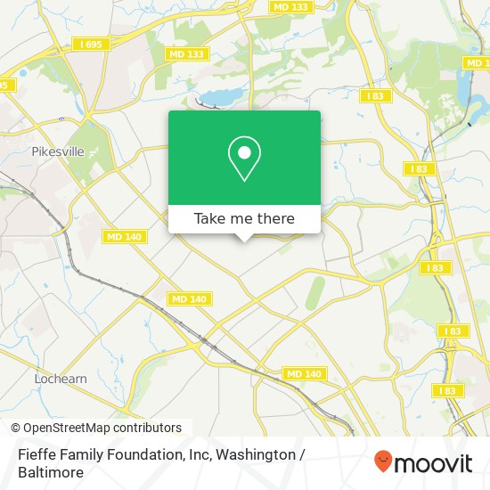 Mapa de Fieffe Family Foundation, Inc