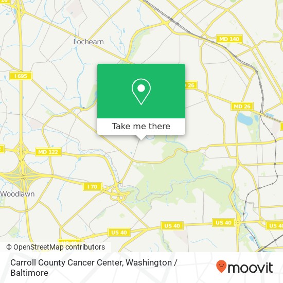 Carroll County Cancer Center map