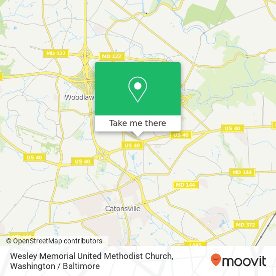 Mapa de Wesley Memorial United Methodist Church