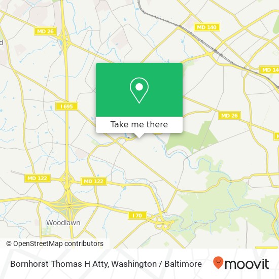 Mapa de Bornhorst Thomas H Atty