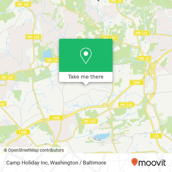 Mapa de Camp Holiday Inc
