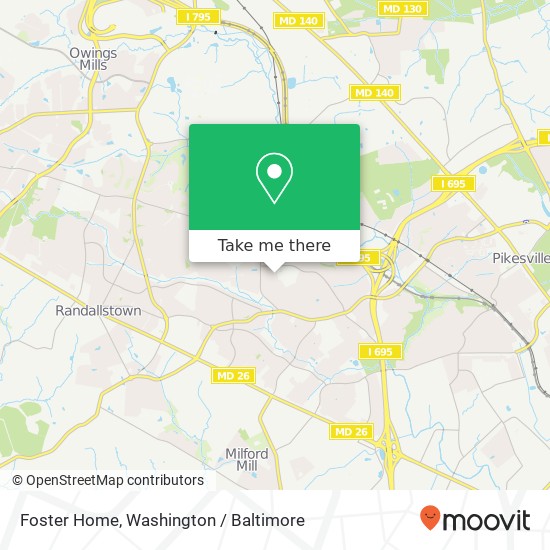 Foster Home map