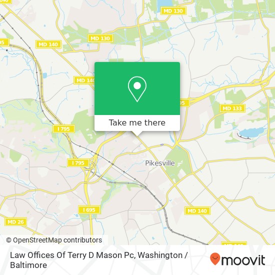 Mapa de Law Offices Of Terry D Mason Pc
