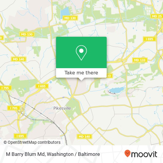 M Barry Blum Md map