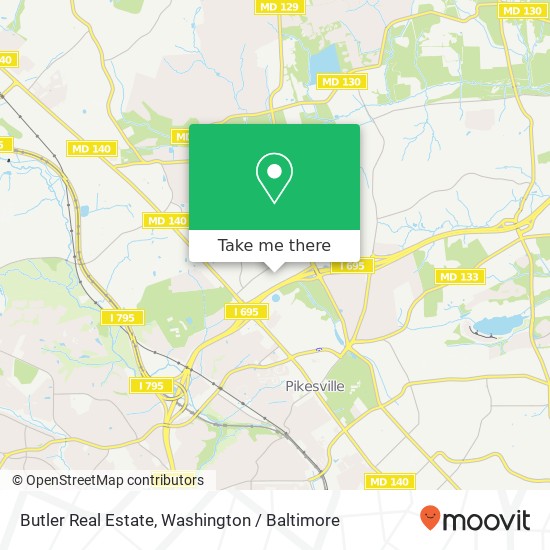 Mapa de Butler Real Estate